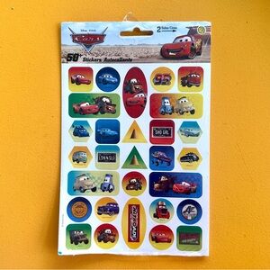 Sandylion Disney Pixar Cars 50+ Stickers SEALED Lightening McQueen Sally Carrera